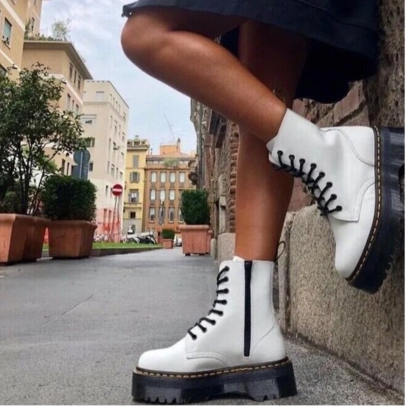 Dr. Martens Shoes - Dr Marten Jadon White womens size 6